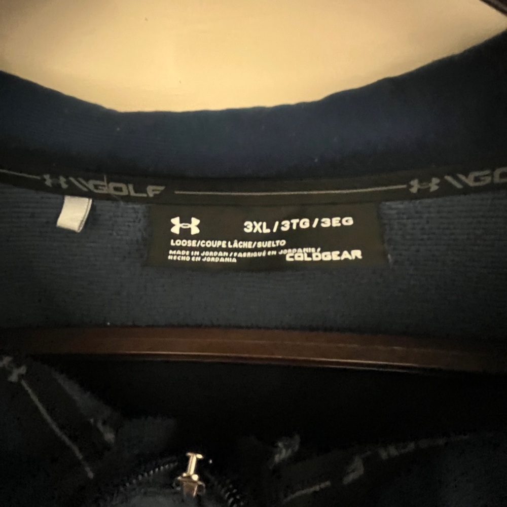 Under Armour Notre Dame Irish 3XL quarterzip fleece EUC - Picture 3 of 4